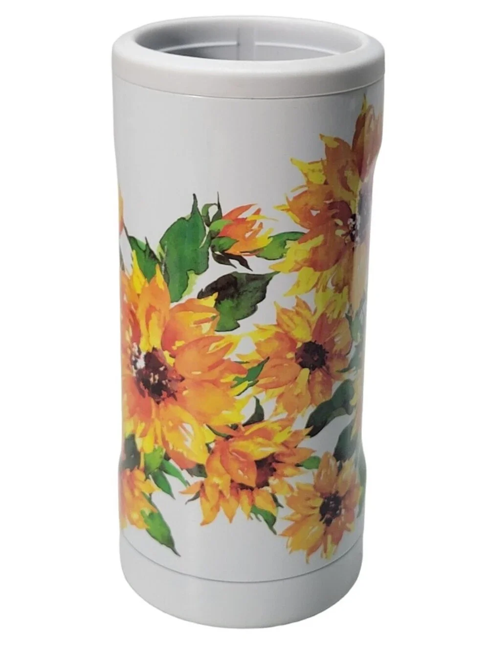 Brumate Slim Can metal Insulated can  holder Sunflower Hopsulator